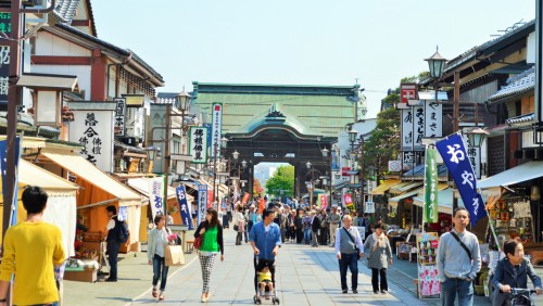 Nakamise street at Zenko-ji temple