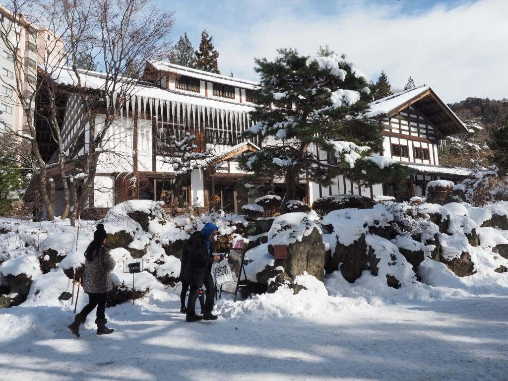 Enjoy first-class accommodation and dining at Hotarutei Villas near the Snow Monkey Park.