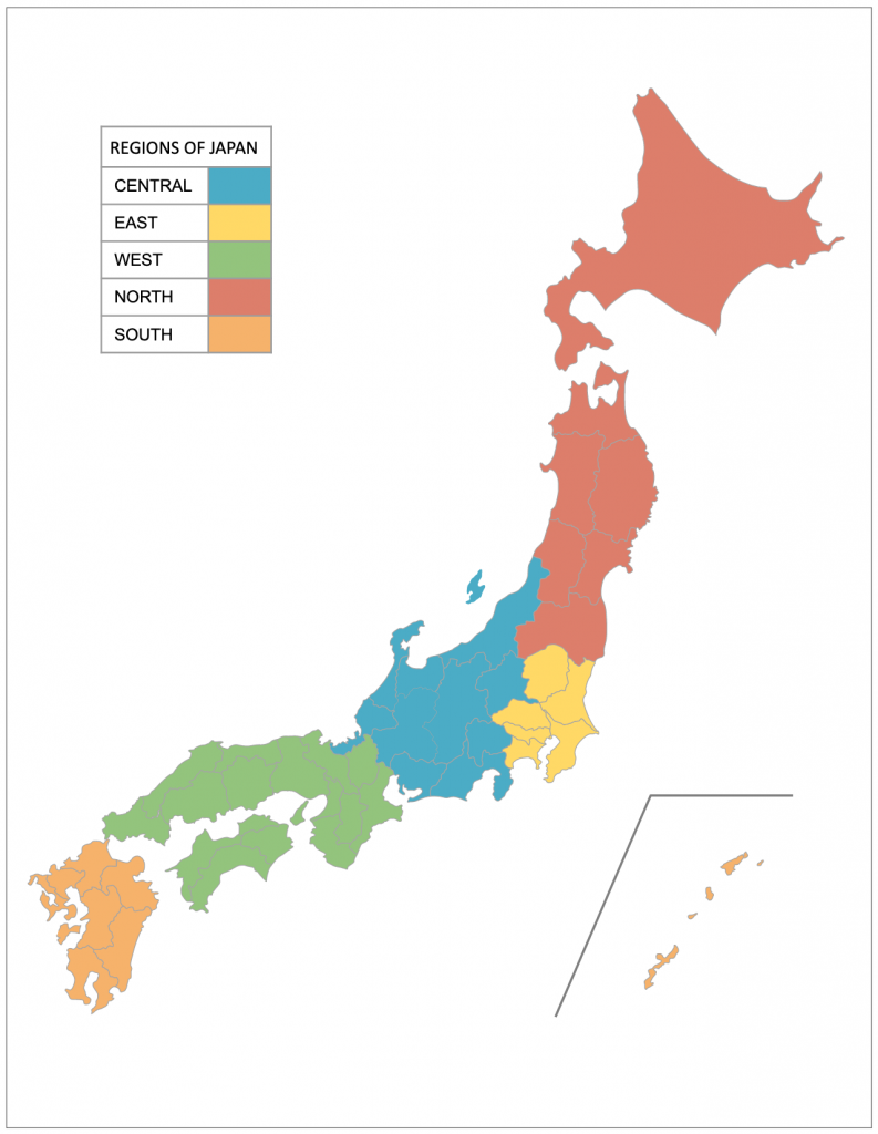 japan-regions