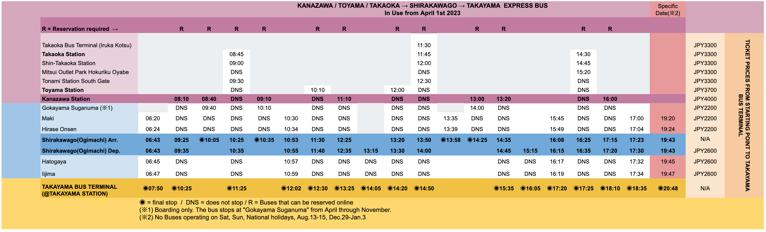 From-Kanazawa-Toyama-Takaoka-to-shirakawago-Takayama-express-bus-timetable