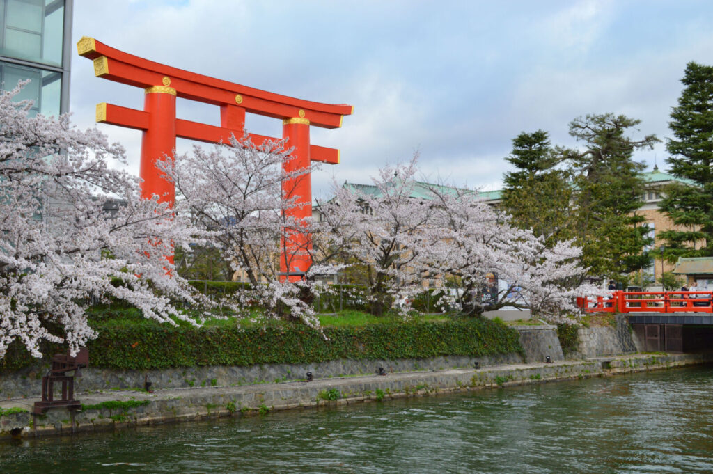 Okazaki-canal-heian-shrine-kyoto-sakura-cherry-blossoms