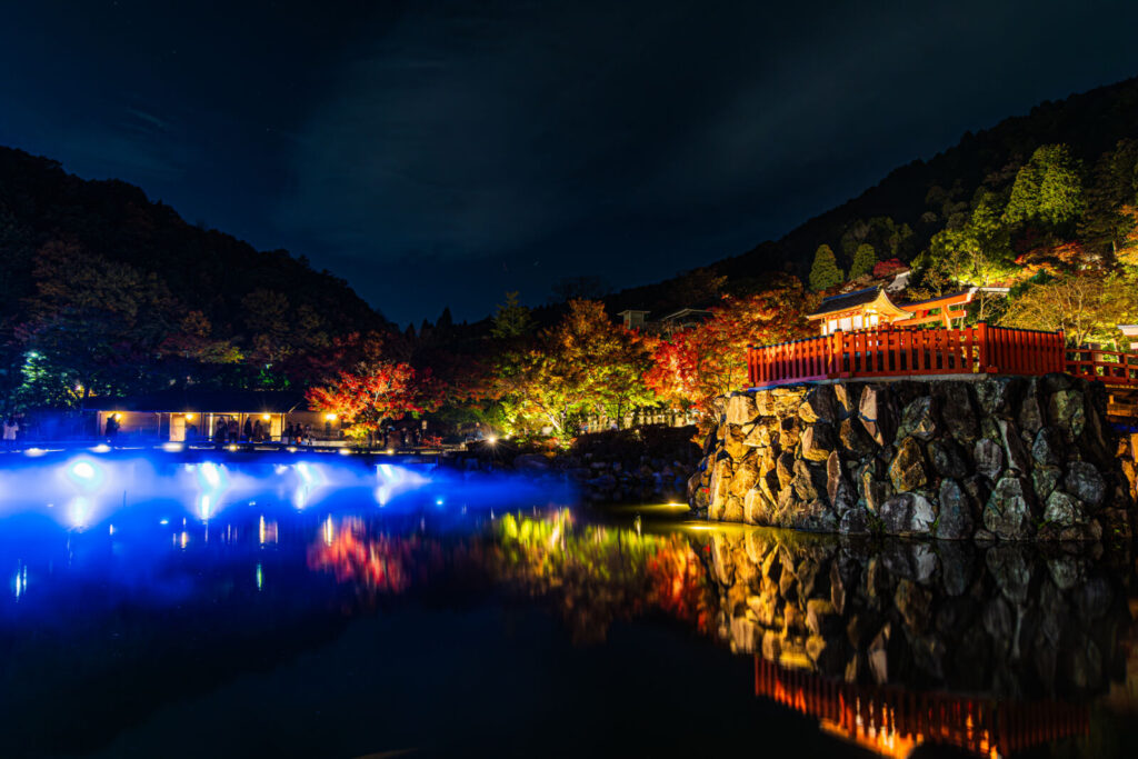 Katsuoji-temple-daruma-night