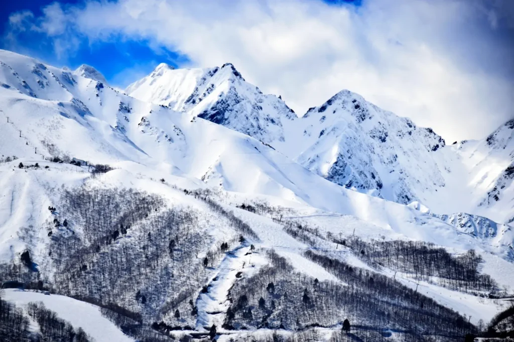 A ski resort in Hakuba, Nagano.