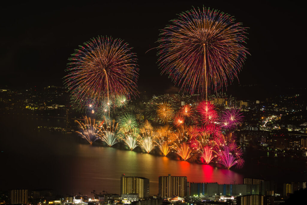 Lake-biwa-shiga-fireworks