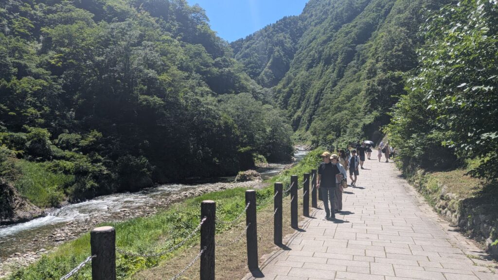 One of Japan's three great gorges, the Kiyotsu Gorge in Niigata.